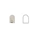 Crema Marfil Spanish Marble 1/2 X 12 Pencil Liner Trim Molding, Polished