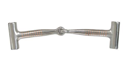 AJ Tack Wholesale Horse Reiner Training Bit Long Shank Sweet Iron Snaffle with Copper Inlay