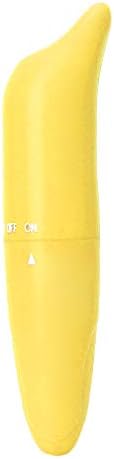 Silicone Powerful Vibrartor Bullet G Sport Mssage Women Waterproof Toy (Yellow)