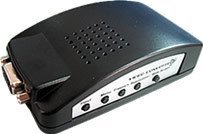 Sewell Composite RCA to VGA Converter w/ VGA Loop Through