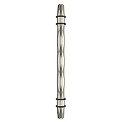 Amerock | Cabinet Pull | Polished Nickel/Black