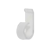 Dyno 40ct Clear Outdoor Siding Hooks for Hanging Christmas Lights