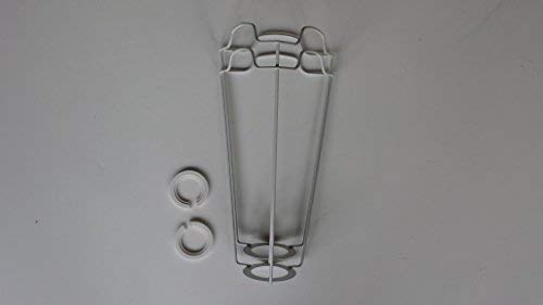 9 inch ES/UK Shade Frame Carrier Twin Pack.to Support a lampshade with Duplex Fitting.