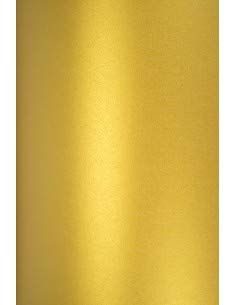 Netuno 20x Gold Pearlescent Paper 250gsm A4 210x297mm 8.3x11.7in Aster Metallic Cherish Elegant Shimmer Paper Pearlescent cardstock Metallic cardstock for DIY Wedding Invitations Card Making