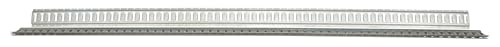 Vestil E-TRK-10-ZN-4PK Steel Zinc Plated E-Track 10 Ft. Length 4 Pack Gray