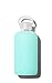 bkr BPA-Free Silicone Sleeve Glass Water Bottle - Holiday - Sheer Vacation Blue, 16 Ounce(Pack of 1)