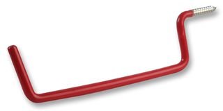 Duratool D00891 Anti-Slip Ladder Hooks Red - 180mm, 6 Pack
