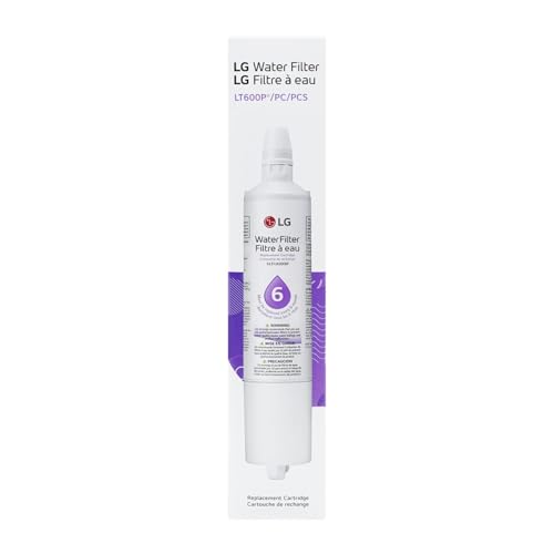 LG LT600P - 6 Month / 300 Gallon Capacity Replacement Refrigerator Water Filter (NSF42 and NSF53 5231JA2006A, 5231JA2006B, 5231JA2006F, or 5231JA2006F , White