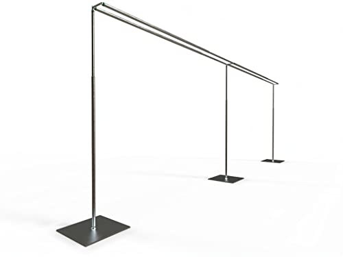 Photo 1 of vivStruct Adjustable Heavy Duty Portable Pipe and Drape Backdrop Kit 10FT x 20FT Double Crossbar Quick Set Up Without Tools for Wedding&Party&Event&Photography&Show&Display (No Drape)