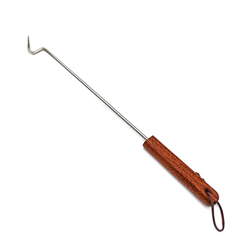 Callmynm 17.5 Inch Pigtail Food Flipper & Turner for Grill, 304