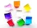 JellyBeadZ Brand Rainbow Ice Cube Water Beads Crystal Soil Gel Rainbow Mix 2- 10 Gram Packs Make a Gallon of Cubes
