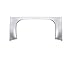 ABS Chrome Dashboard Decoration Frame Cover Trim For Landrover Range Rover VELAR 2017