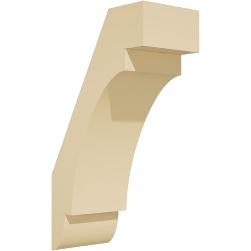 3"W x 6"D x 10"H Standard Aspen Signature Urethane Knee Brace, Primed Tan