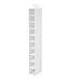 Honey-Can-Do SFT-01240 Hanging Shoe Organizer, White, 10-Shelf