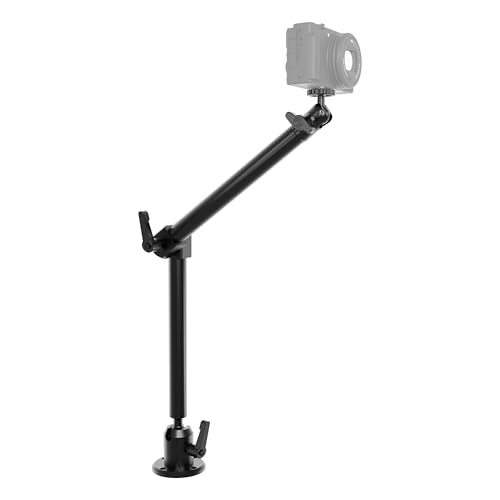 ARKON Mounts Heavy-Duty Drill-Base Camera Mount with 22" Arm | Universal Camera…