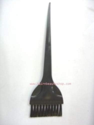 HAIRDRESSING LARGE BLACK HAIR TINT APPLICATION HAIR DYE COLOURING BLEACH BRUSH, Yellow - Image 3