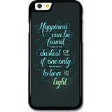 Happiness Can Be Found Light Quote case for iPhone 6 6S
