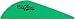 Bohning Blazer Vane (Pack of 100), Neon Green, 2 inch