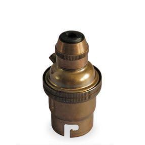 Lampholders Bayonet Cap with Cord Grip (Antique)