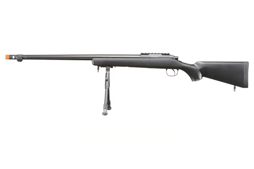 Rifle de francotirador de resorte airsoft mb07b modelo 700 con bípode y ocultador de flash (pistola de airsoft)