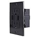 NewerTech Power2U USB Outlet, 15Amp Tamper Resistant Duplex Wall Outlet and 2.4Amp USB Charging Receptacle, Black Color