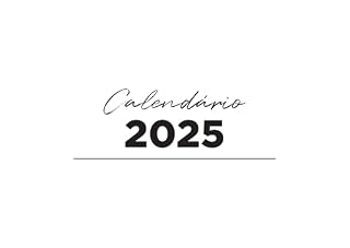 Livro Calendário 2025 Planner Minimalista Horizontal: (Versão para Impressão)