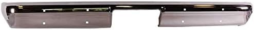 Rear Bumper w/o Impact Strip Holes - Chrome - 81-87 Chevy GMC Fleetside Truck; 81-91 Blazer Jimmy Suburban