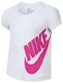 Amazon Nike T Shirt キッズ ガールズ White Pink ナイキ Tシャツ キッズサイズ 並行輸入品 Tシャツ カットソー 通販