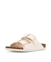 Madden Girl Women's Bodiee Slide Sandal, White
