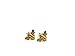 Gold Bee Stud Earrings, 24k Gold Vermeil over Sterling Silver, Bumblebee Jewelry, Honeybee Posts