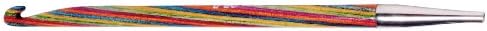 KnitPro 3 mm Symfonie Crochet Tunisian Single Ended Hooks, Multi-Color