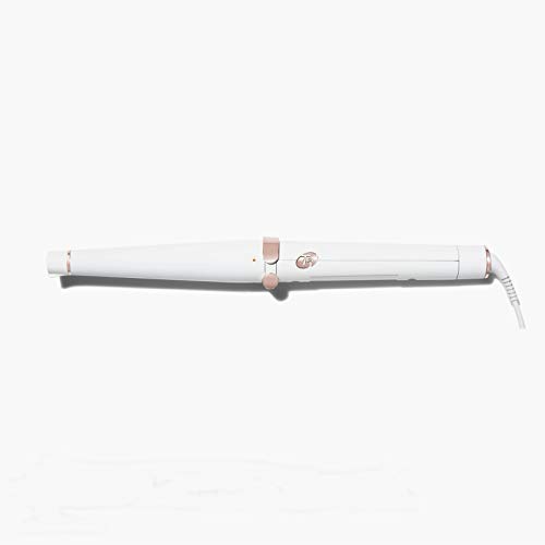 T3 - SinglePass Wave Professional Styling Wand | Three Custom Blend Ceramic Tapered Barrel Styling Iron (1.25â€ - 0.75â€) | Includes Heat Resistant Glove