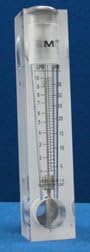 Rotameter Flow Meter, In-Line,0-2GPM