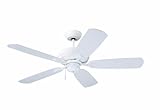 Emerson Ceiling Fans CF810SW Avondale 52-Inch Indoor Ceiling Fan, Light Kit Adaptable, Satin White Finish
