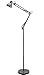 ToJane Metal Floor Lamp,Adjustable Swing Arm with Heavy Metal Based,Living Room/Sofa Side/Reading,Dual-use Clamp Desk Light,On/Off Switch