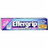 Effergrip Extra Strong Denture Adhesive Cream, Zinc Free, 2.5 oz
