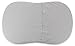 Ely's & Co. Patent Pending Jersey Cotton Quilted Waterproof Hourglass Sheet, All in one Bassinet Sheet with Mattress Pad Cover Protection (Grey)