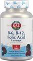KAL - B-6 B-12 Folic Acid Lozenge Berry, 60 lozenges