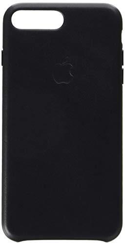Apple iPhone 8 Plus / 7 Plus Leather Case - Black (Renewed)