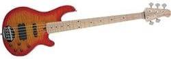Lakland Skyline Deluxe 55-02 5-String Bass Cherry Sunburst Maple Fretboard