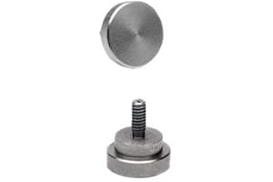 SUXING Flat Contact Points for Dial Digital Indicator Depth Gauge Thickness Gauge 10mm Diameter M2.5 Thread 5mm Length