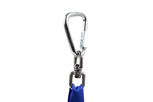 Cateam Ninja line Spinner Wheel with 360 Degrees Rotating Joint and ninjaline Carabiner - 360 Degrees Rotating Accessory for Your Obstacle Course