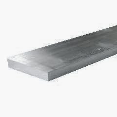 Aluminium Flachstange Vierkantstange (10 x 5 MM, length 500 MM