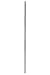 T03 - Iron Balusters - Double Twist - Hollow - 44 in X 1/2 in Square - Box of 15 (Satin Black)