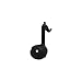 Otamatone [Melody Series] Japanese Electronic [Mini Size] Musical Instrument [11 Pre-Programmed Songs] Portable Synthesizer from Japan by Cube/Maywa Denki [English Instruction], Black