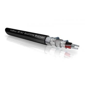 Price per 1 meter VIABLUE NF-S1 SILVER QUATTRO ANALOGUE AUDIO CABLE