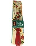 The Pioneer Woman Cowboy Red Handle Flat Metal Whisk