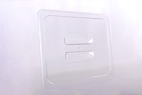 Hakka 1/2 Size Polycarbonate Gastronorm Pans Lid&Cover,Clear - Pack of 6