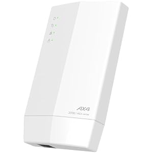 【Amazon.co.jp限定】バッファロー WiFi 無線LAN 中継機 Wi-Fi 6 11ax AX3000 2401+573Mbps WEX-3000AX4/N