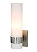XiNBEi Lighting Wall Light ADA Wall Sconce with Opal Cylinder Glass in Brushed Nickel, Bathroom Vanity Light for Living Room & Corridor XB-W1185-BN